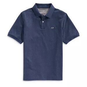 Vineyard Vines Short Sleeve Navy Polo